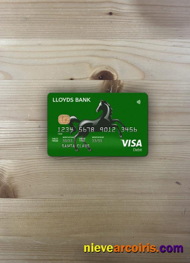 United Kingdom Lloyds credit card visa photolook